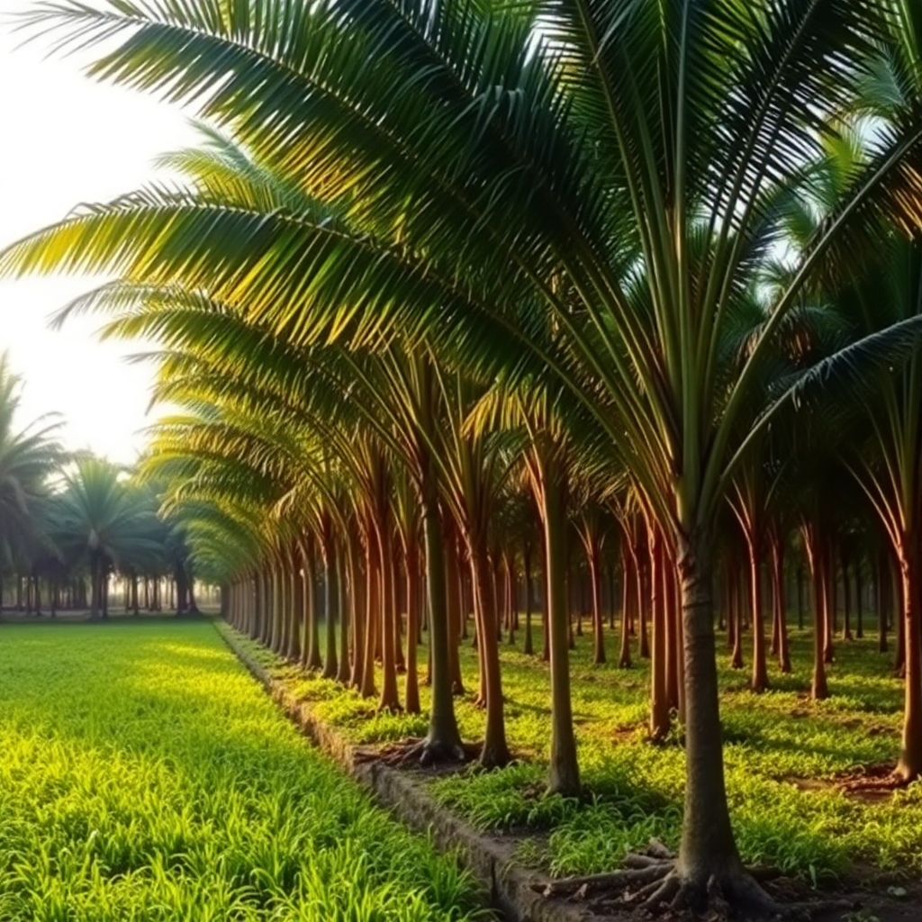 Vườn dừa Bến Tre